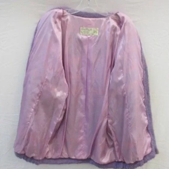 Vintage Siochain Mohair Ireland Handloomed Oversized Cardigan Womens Size M - Picture 9 of 11